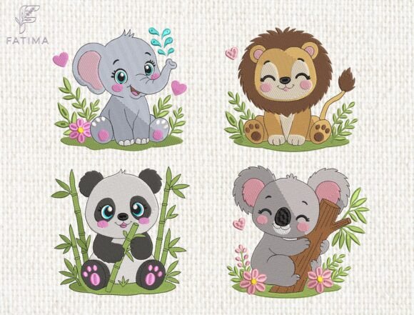 Download Baby Animals Nursery Embroidery Bundle - Baby Collection